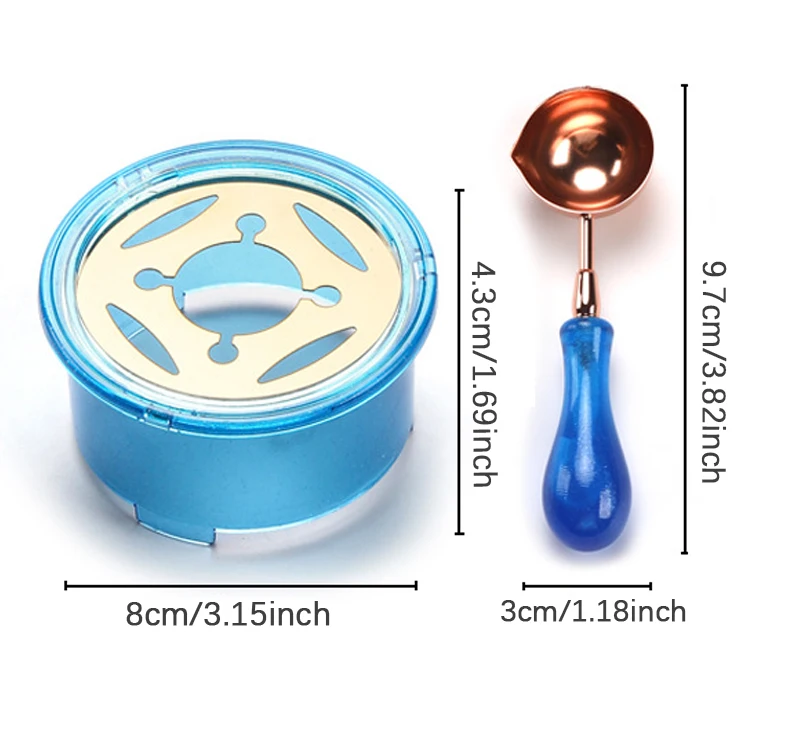 2個セット ワックスシールスタンプセット クリアワックススプ - Wax Seal Stamp Set のレビューと価格