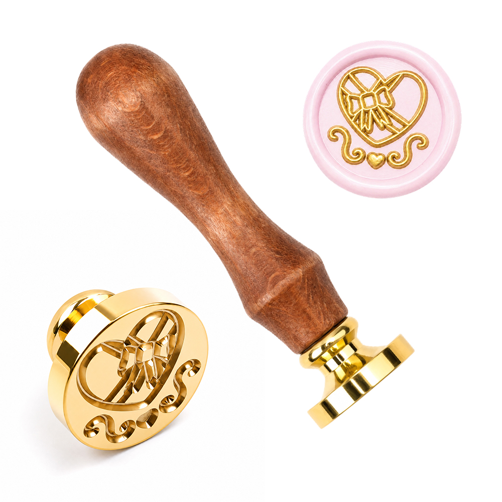 ワックスシールスタンプセット、交換可能な真鍮製シールヘッド、 - Wax Seal Stamp Set のレビューと価格