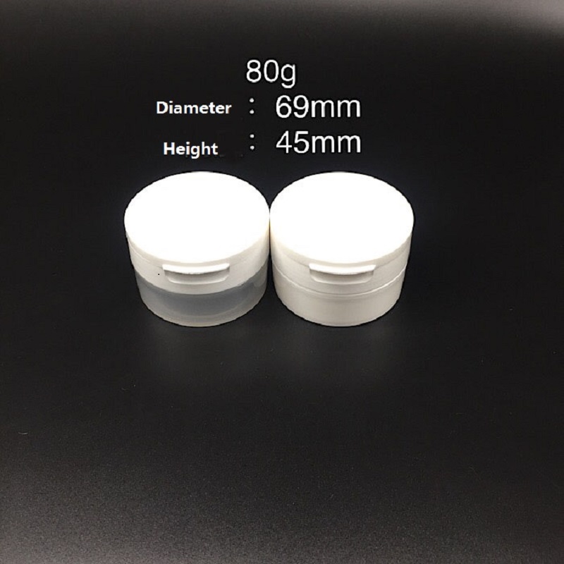 80Gプラスチック製ジャー、ポット、缶、ボトル、フリップ蓋付 - Gel Refill Pack のレビューと価格
