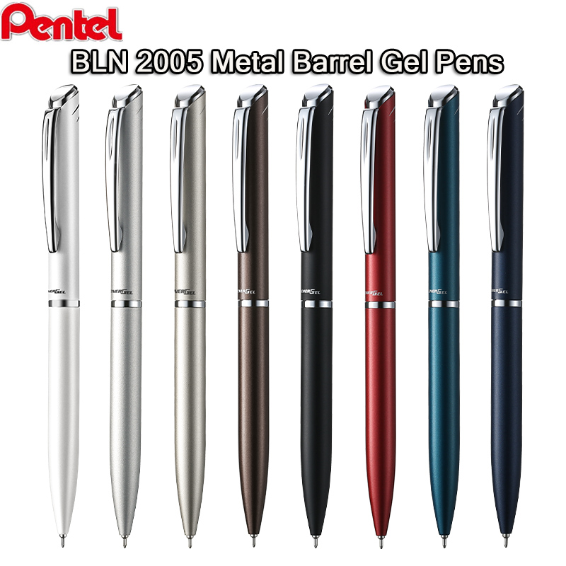 ぺんてる BLN2005 全金属ボディ ゲルペン、アソートカ - Pentel Pen Sign Pen のレビューと価格