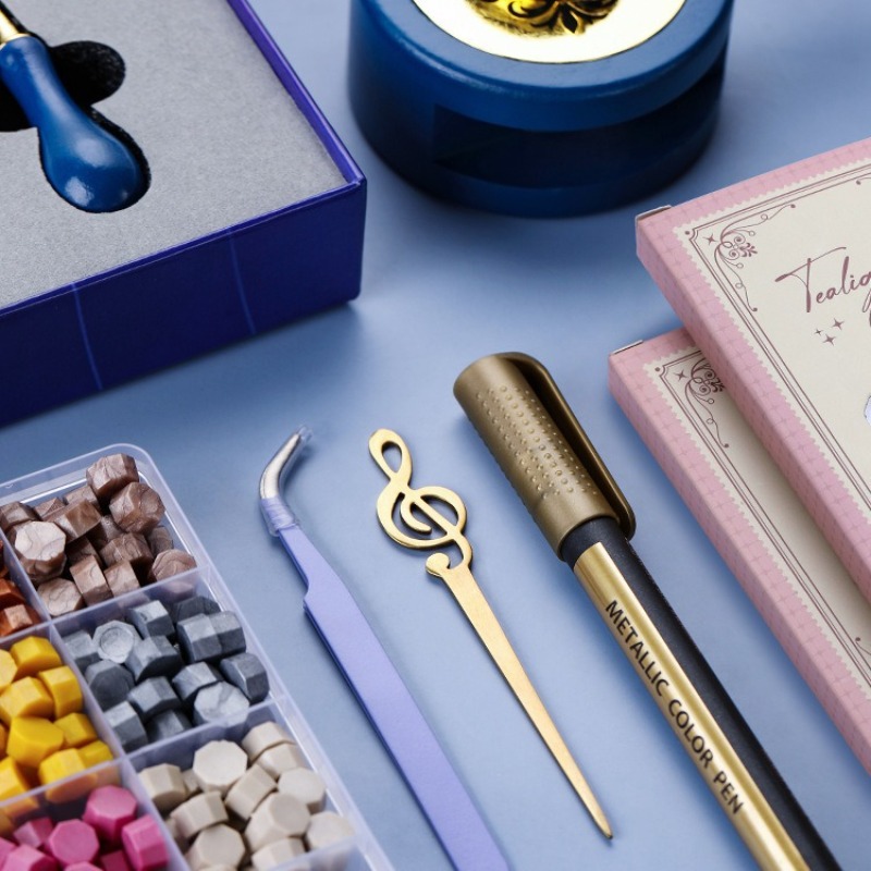 完全ワックスシールスタンプキット フルセット ワックスビーズ - Wax Seal Stamp Set のレビューと価格