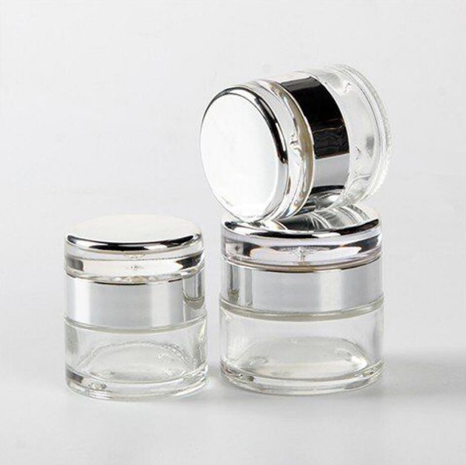 50G透明ガラス瓶ポット缶ボトルマスクジェルエッセンスデイナ - Gel Refill Pack のレビューと価格