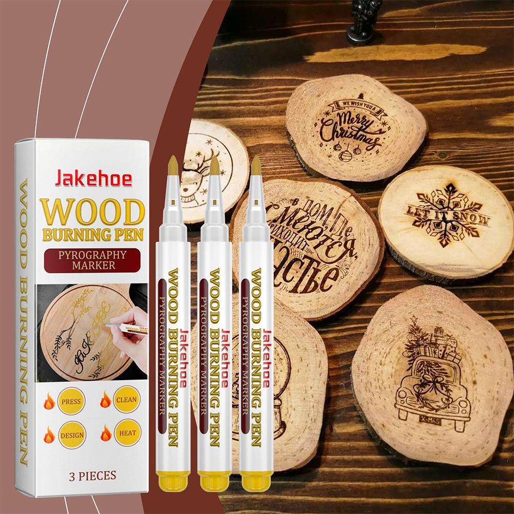 3本セット 木工用バーニングペン 焼き跡が残る創造的な化学木 - Correction Pen Fine のレビューと価格