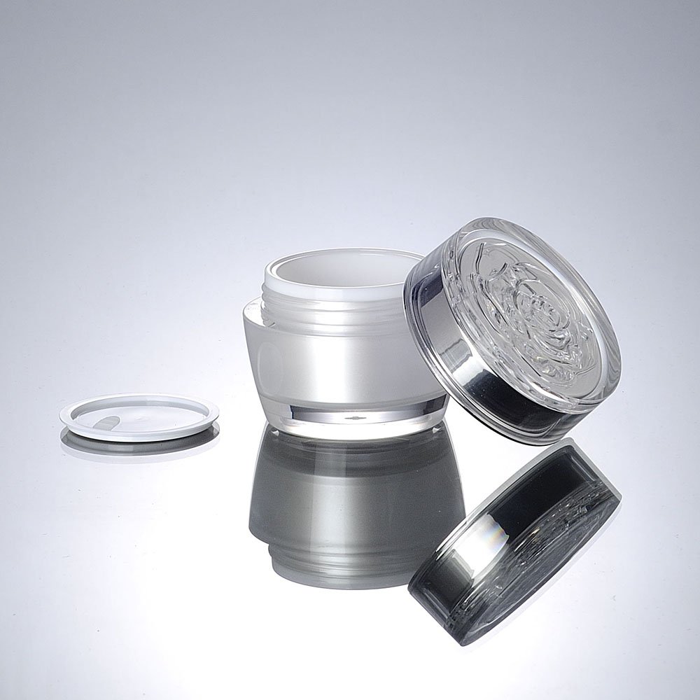 50 グラムパールホワイトアクリル/プラスチックジャーポット - Gel Refill Pack のレビューと価格