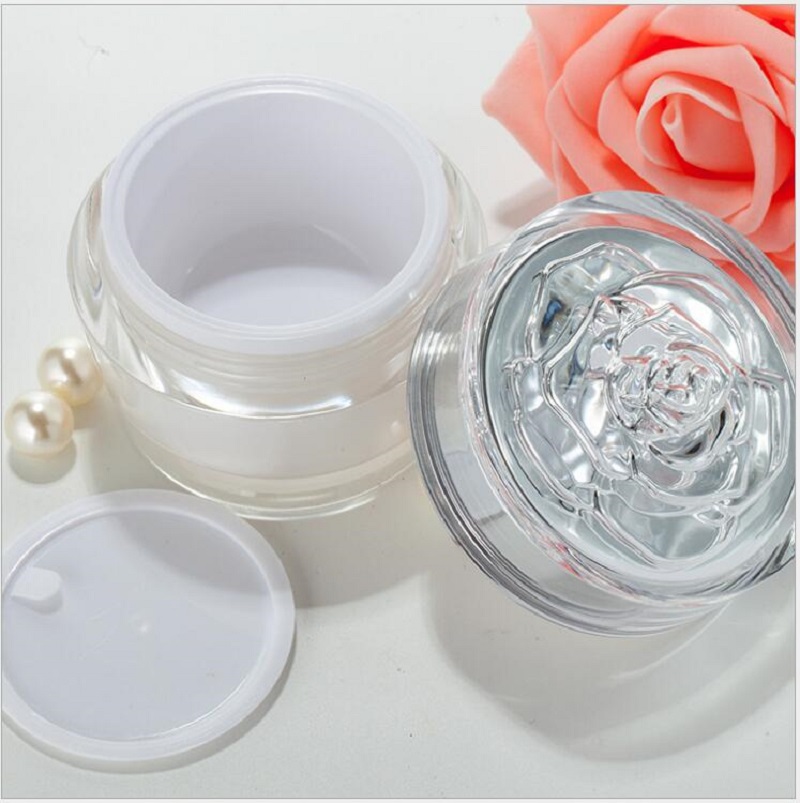 50 グラムパールホワイトアクリル/プラスチックジャーポット - Gel Refill Pack のレビューと価格